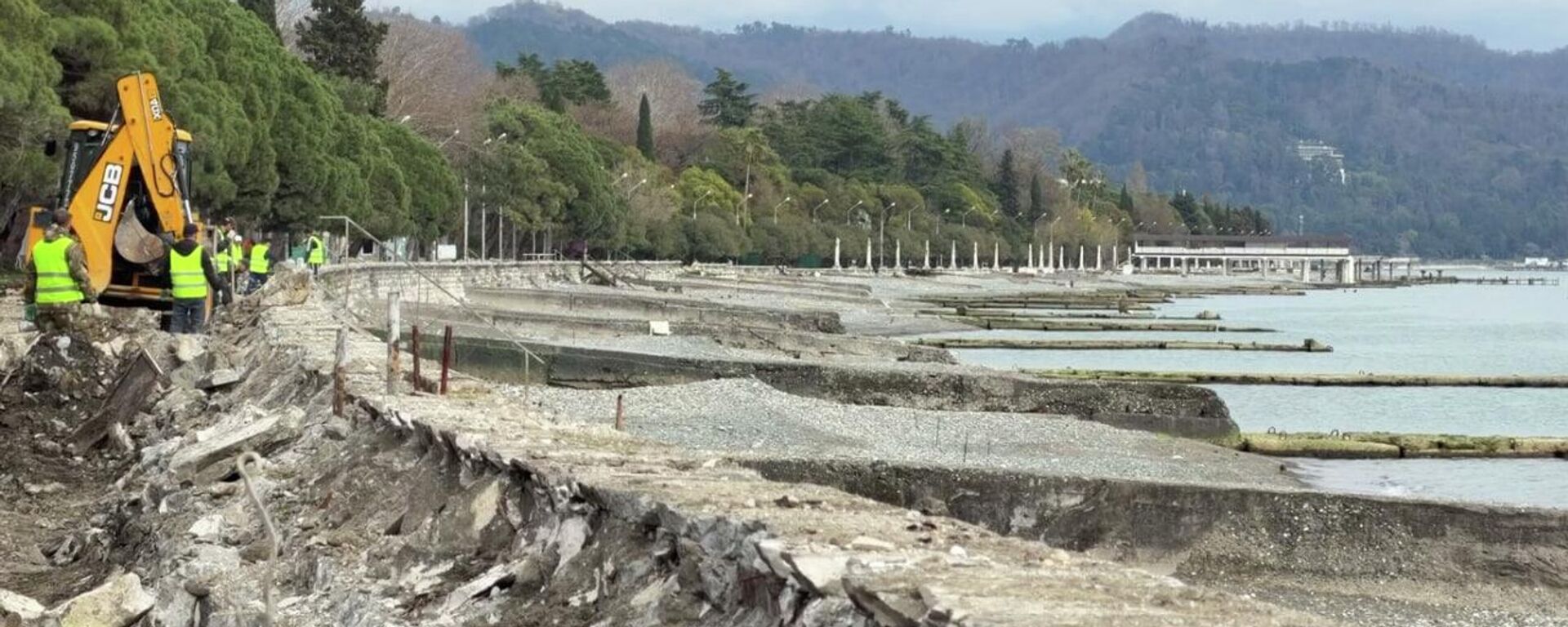 Реконструкция набережной Сухума - Sputnik Абхазия, 1920, 06.04.2026