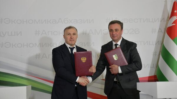 Владимир Делба и Мурат Кумпилов - Sputnik Абхазия