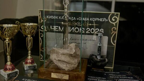 Золотой гран-при завоевал гагрский ансамбля Афыртын на фестивале в Грозном - Sputnik Абхазия