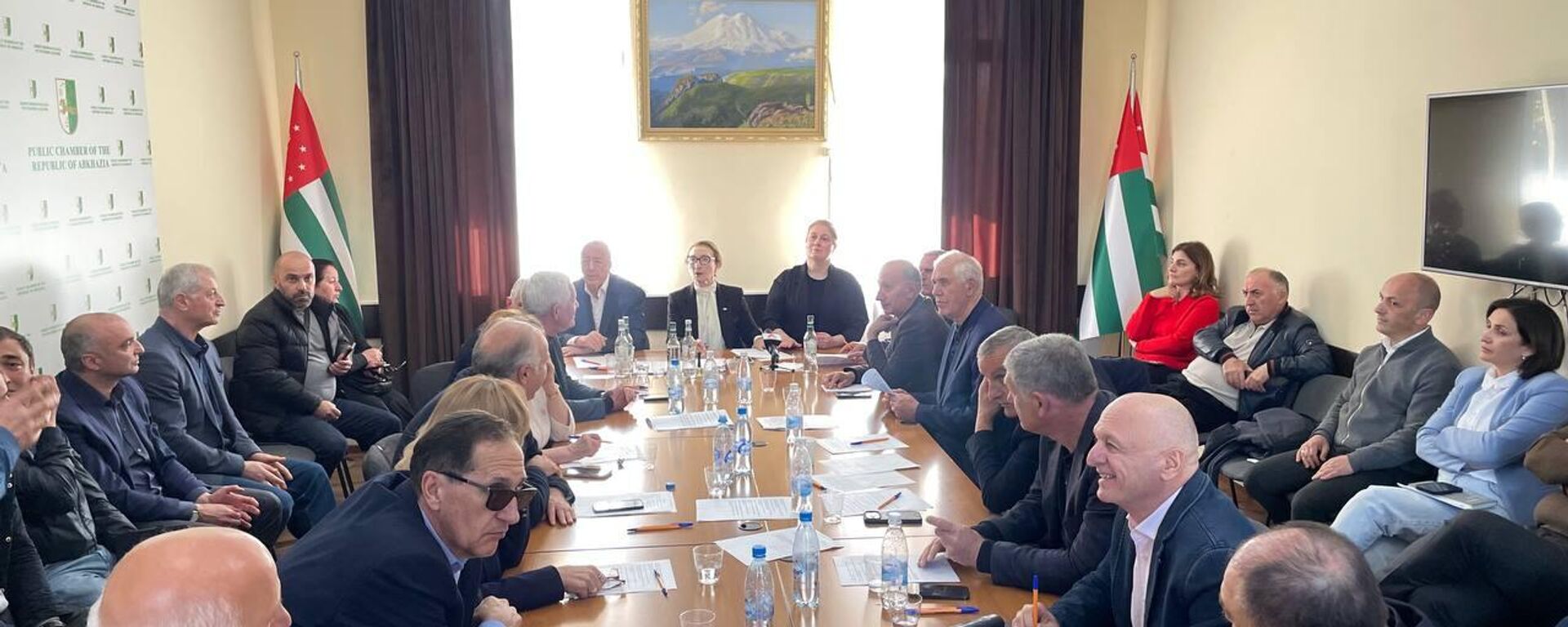 Гули Кичба избрана секретарем Общественной палаты Абхазии VII созыва - Sputnik Абхазия, 1920, 15.04.2026