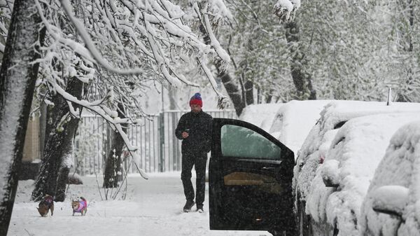Снег в Москве  - Sputnik Аҧсны