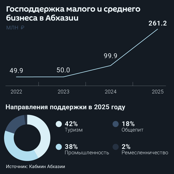 Господдержка малого и среднего бизнеса в Абхазии в 2022-2025 годах - Sputnik Абхазия