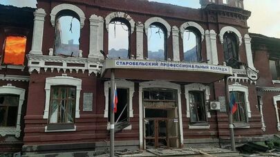 Учебный корпус и общежитие Старобельского колледжа в ЛНР попало под удар дронов-камикадзе ВСУ
