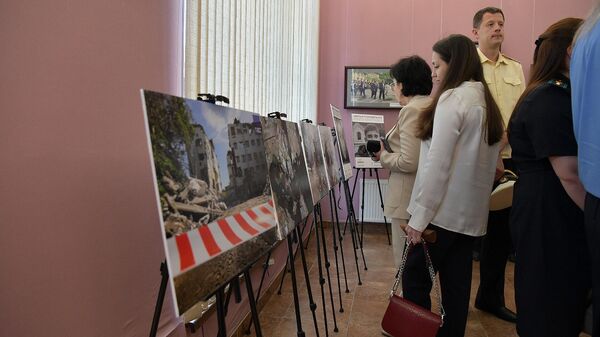 Выставка Убиты в Старобельске открылась в Сухуме - Sputnik Абхазия