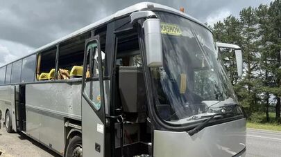 Автобус с белорусскими детьми, атакованный украинским дроном в Брянской области