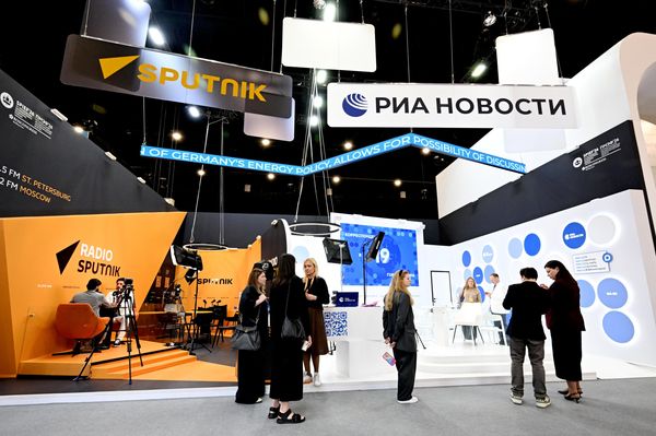 Стенд РИА Новости и студия радио Sputnik на ПМЭФ-2026 - Sputnik Абхазия