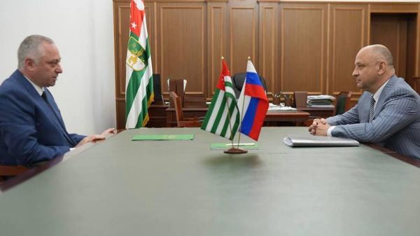 Сотрудничество с Самарой обсудил Бадра Гунба с замгубернатора Виталием Шабалатовым - Sputnik Абхазия