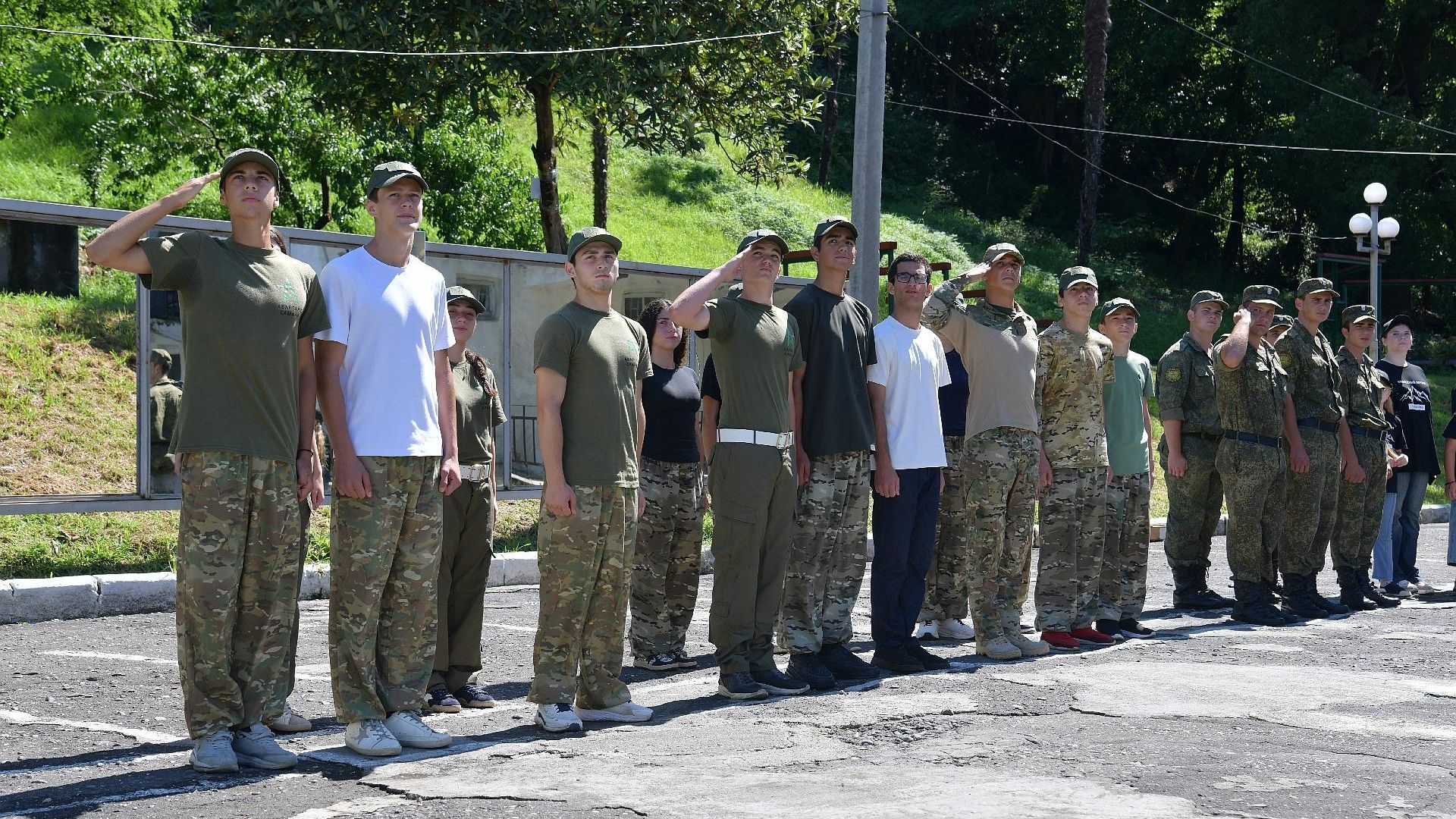 Военно-патриотические игры посвященные Обороне Кавказа в ВОВ Военно-патриотические игры посвященные Обороне Кавказа в ВОВ - Sputnik Аҧсны, 1920, 27.07.2026