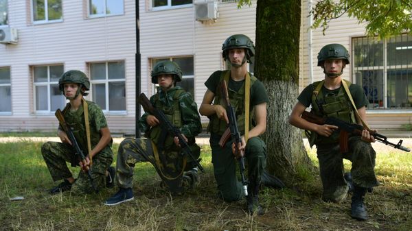 Военно-патриотический лагерь имени Сергея Дбар - Sputnik Аҧсны