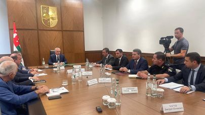 Совещание  в Администрации президента Абхазии