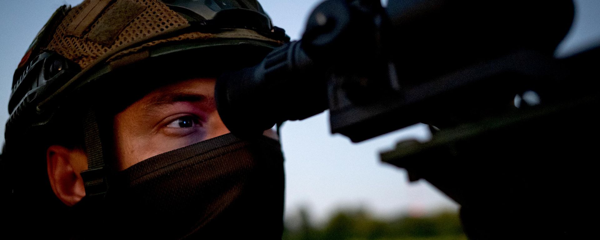 Боевое дежурство пункта воздушного наблюдения БАРС Курск на Сумском направлении СВО - Sputnik Аҧсны, 1920, 12.10.2026