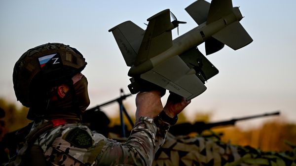 Боевое дежурство пункта воздушного наблюдения БАРС Курск на Сумском направлении СВО - Sputnik Абхазия