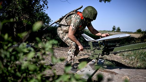 Боевая работа расчета БПЛА БАРС-КУРСК группировки войск Север на Сумском направлении СВО - Sputnik Абхазия