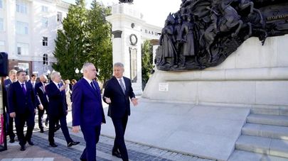 Встреча Бадры Гунба с Радием Хабировым