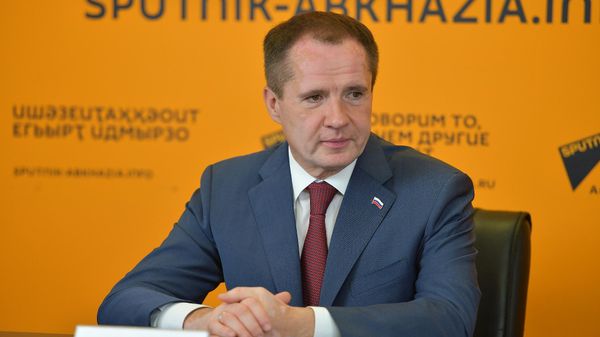 Вячеслав Гладков в ПЦ Спутник Абхазия Вячеслав Гладков в ПЦ Спутник Абхазия - Sputnik Абхазия