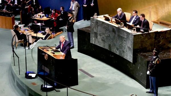 Выступление Дональда Трампа на Генассамблее ООН в Нью-Йорке - Sputnik Абхазия