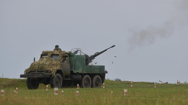 Плановые оперативно-тактические учения на полигоне Нагвалоу. - Sputnik Абхазия