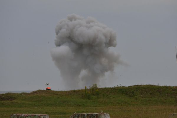 На учениях отрабатывали план эвакуации населения и ликвидации последствий удара. - Sputnik Абхазия