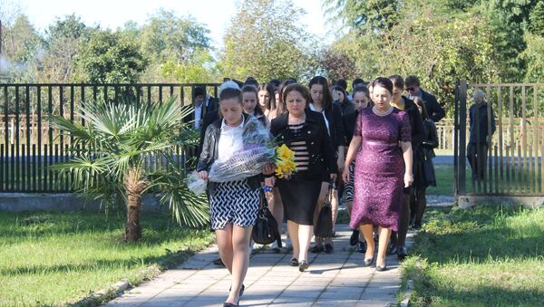 Преподаватели и студенты посетили родовое село Иуы Когония - Sputnik Абхазия