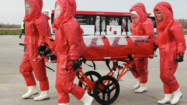 Презентация самолета, предназначенного для перевозки инфицированных лихорадкой Эбола. Архивное фото. - Sputnik Абхазия