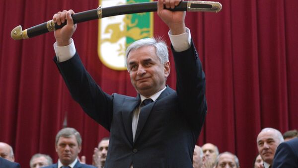 Президент республики Абхазия Рауль Хаджимба. Архивное фото. - Sputnik Абхазия