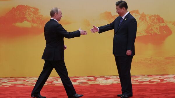 Президент России Владимир Путин и председатель КНР Си Цзиньпин. Архивное фото. - Sputnik Абхазия