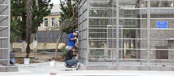 Восстановительные работы в сухумском питомнике. Восстановительные работы в сухумском питомнике. - Sputnik Абхазия