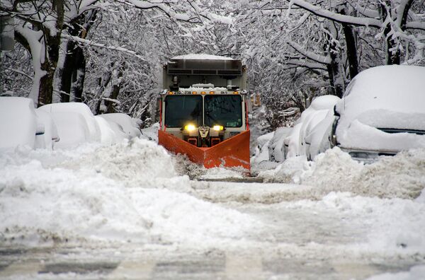 Снежная буря оставила без света 200 тыс человек на северо-востоке США. Архивное фото. - Sputnik Абхазия