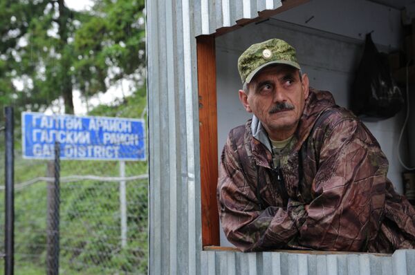 Пограничный пункт Ингур в Гальском районе Абхазии. Архивное фото. - Sputnik Абхазия
