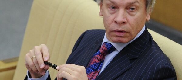 Председатель комитета ГД по международным делам Алексей Пушков. Архивное фото. Председатель комитета ГД по международным делам Алексей Пушков. Архивное фото. - Sputnik Абхазия