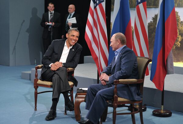 В.Путин встретился с Б.Обамой в рамках саммита G8 - Sputnik Абхазия
