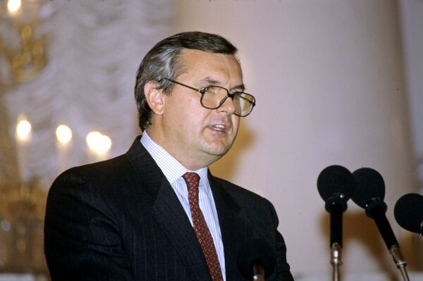 Янис Юрканс, экс-министр иностранных дел Латвии. Архивное фото. - Sputnik Абхазия