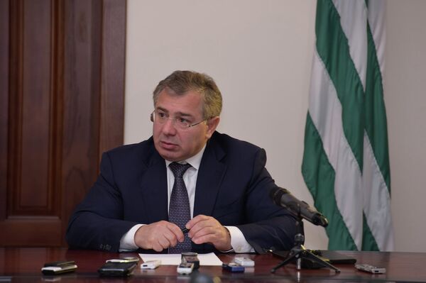 Пресс-конференция премьер-министра Б.Бутба о поездке в Иорданию - Sputnik Абхазия