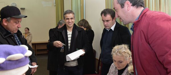 Репатрианты получили ключи от квартир. - Sputnik Абхазия