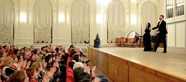 Лука Гаделия и Кристина Эшба. Архивное фото. Лука Гаделия и Кристина Эшба. Архивное фото. - Sputnik Абхазия