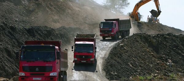 Добыча щебня. Архивное фото - Sputnik Абхазия
