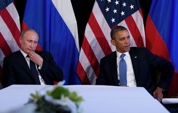 Президент России Владимир Путин и Президент США Барак Обама. Архивное фото. - Sputnik Абхазия