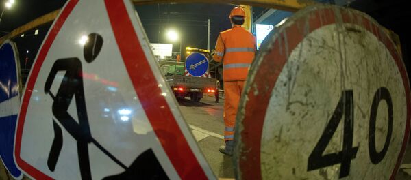 Ремонт дорог. Архивное фото. Ремонт дорог. Архивное фото. - Sputnik Абхазия