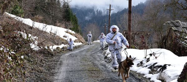 Пограничники России и Абхазии на страже рубежей республики Пограничники России и Абхазии на страже рубежей республики - Sputnik Абхазия