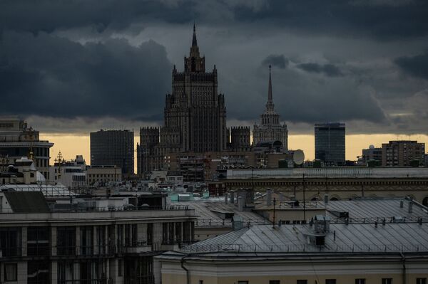 Вид на здание Министерства иностранных дел РФ. Архивное фото. - Sputnik Абхазия
