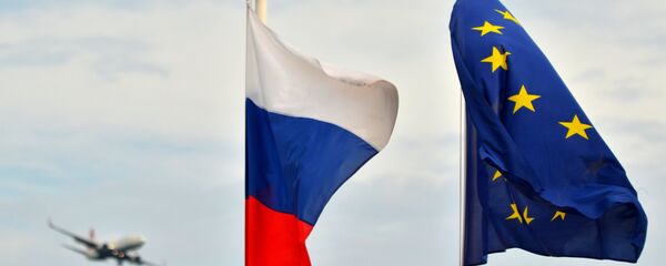 Флаги России, ЕС Флаги России, ЕС - Sputnik Абхазия