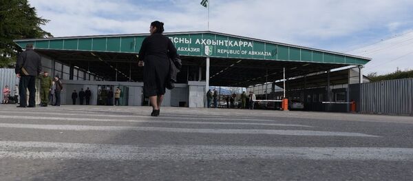 Абхазско-российская граница. Архивное фото. Абхазско-российская граница. Архивное фото. - Sputnik Абхазия