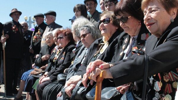 Ветераны на праздновании Дня Победы ВОВ в Сухуме. Архивное фото. Ветераны на праздновании Дня Победы ВОВ в Сухуме. Архивное фото. - Sputnik Абхазия