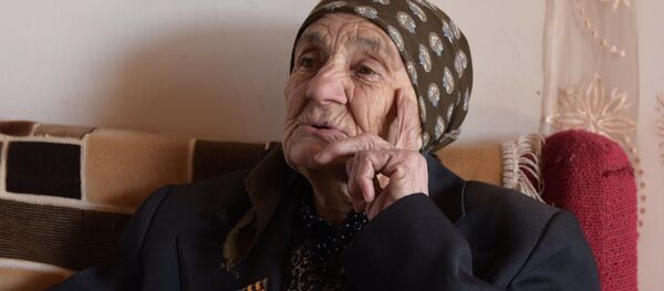Ветеран ВОВ Капба Шамоня Кадыровна Ветеран ВОВ Капба Шамоня Кадыровна - Sputnik Абхазия