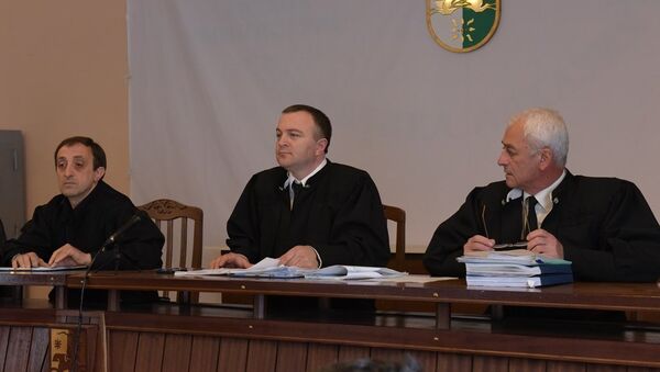 В суде по делу о покушении на Анкваба допросили свидетелей защиты. Фото с места события. - Sputnik Абхазия