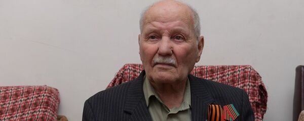 Ветеран ВОВ Чаладзе Романоз Николаевич. Ветеран ВОВ Чаладзе Романоз Николаевич. - Sputnik Абхазия