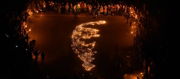 Акция памяти Владислава Ардзинба. Акция памяти Владислава Ардзинба. - Sputnik Абхазия