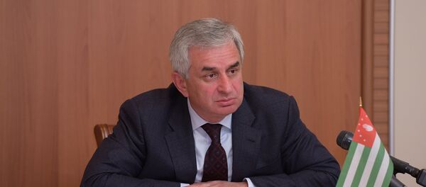 Президент Абхазии Рауль Хаджимба Президент Абхазии Рауль Хаджимба - Sputnik Аҧсны