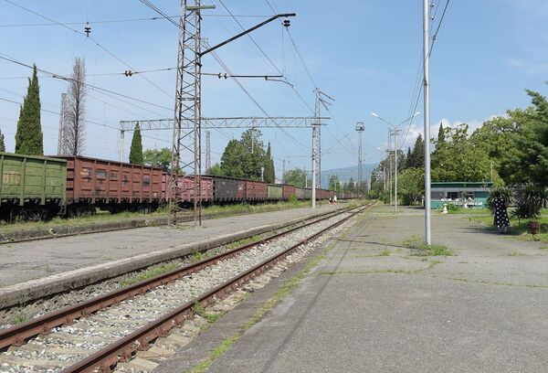 Железнодорожные пути. Архивное фото. - Sputnik Абхазия