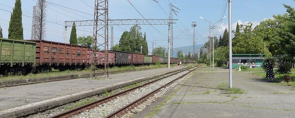 Железнодорожные пути. Архивное фото. - Sputnik Абхазия